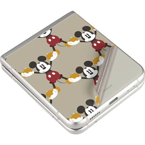 Disney Mickey Mouse Pattern Formation Galaxy Z Flip3 5G Skin